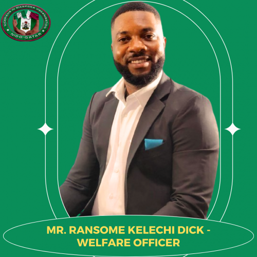 MR RANSOME KELECHI DICK